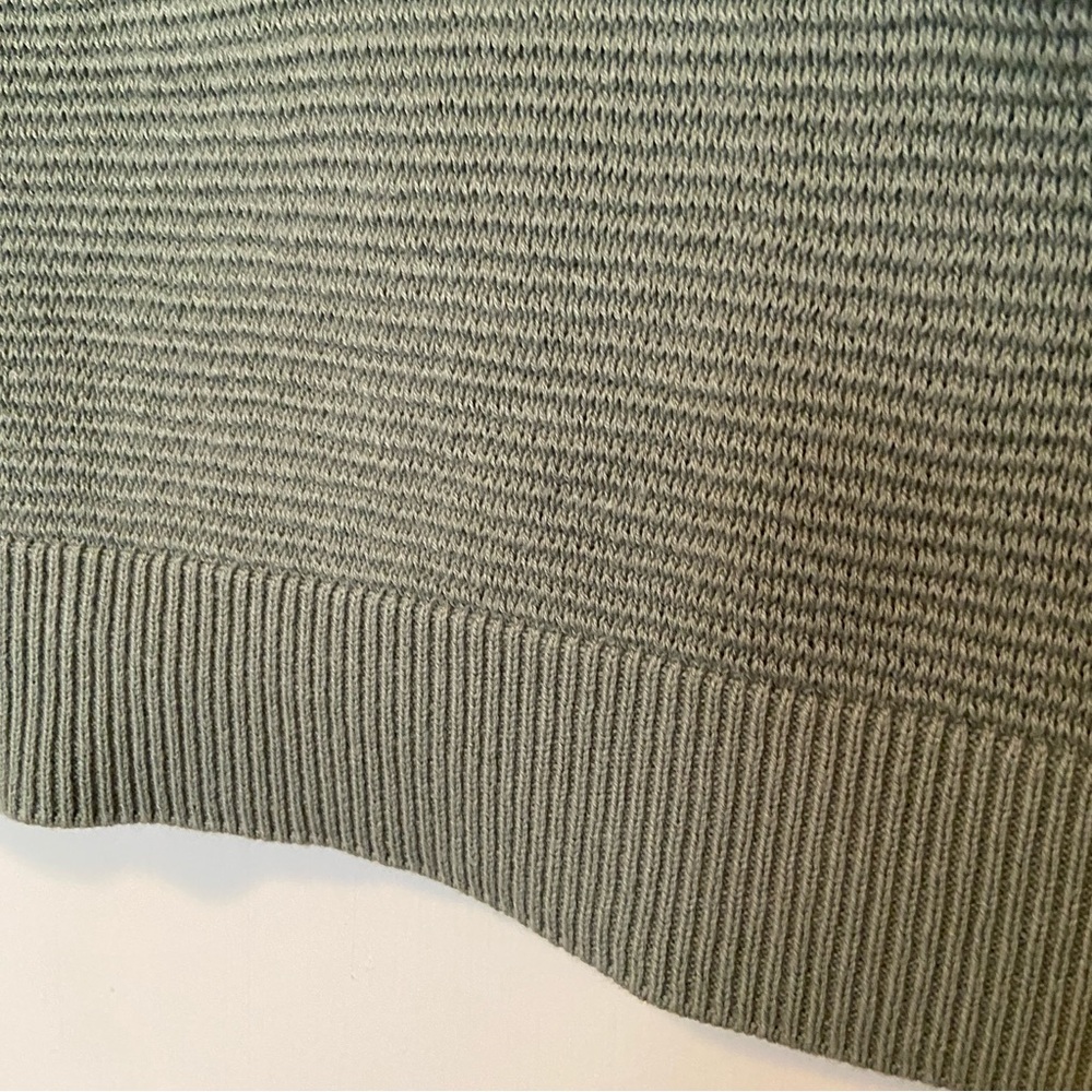 $225 Rag & Bone Lewis Knitwear Polo Sage Green - Picture 5 of 9